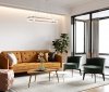 Nowoczesna Złota Dekoracyjna Lampa Wisząca LED SOPLA PND-63728-56W-3K-GD ITALUX 